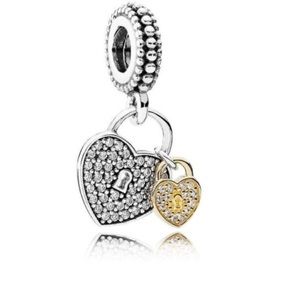 Pandora love locks charm